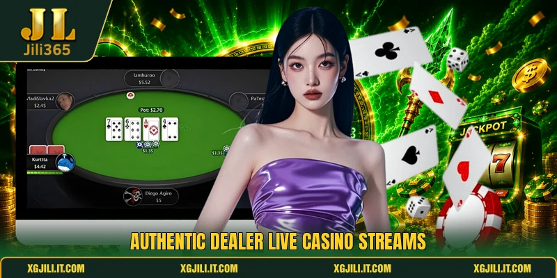 Authentic dealer Live Casino streams Authentic dealer Live Casino streams