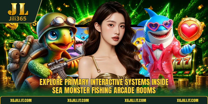 Explore primary interactive systems inside sea monster fishing arcade rooms Explore primary interactive systems inside sea monster fishing arcade rooms