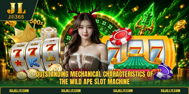 Outstanding mechanical characteristics of the Wild ape slot machine Outstanding mechanical characteristics of the Wild ape slot machine