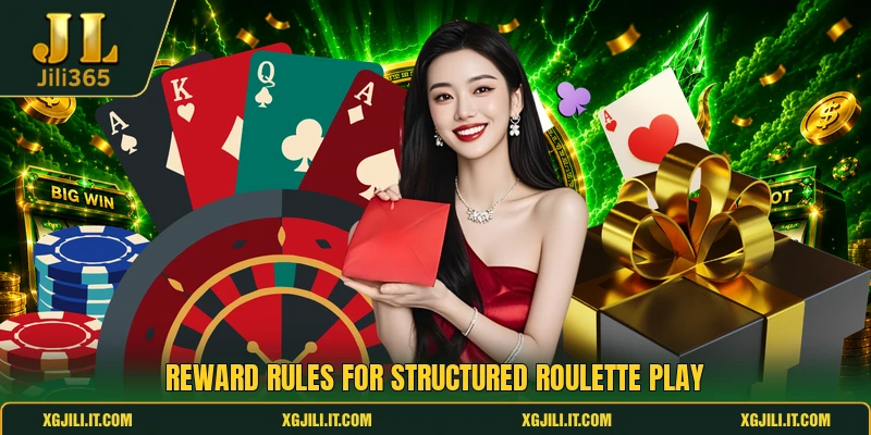 Reward rules for structured roulette play