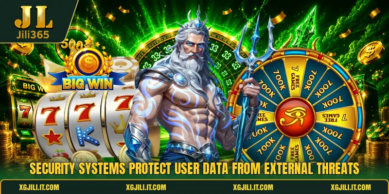Security systems protect user data from external threats
