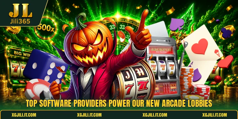 Top software providers power our new arcade lobbies Top software providers power our new arcade lobbies