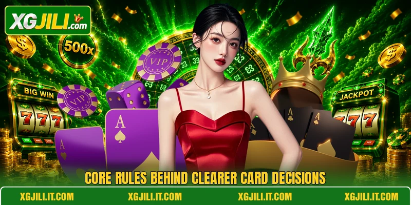 Core rules behind clearer card decisions Core rules behind clearer card decisions