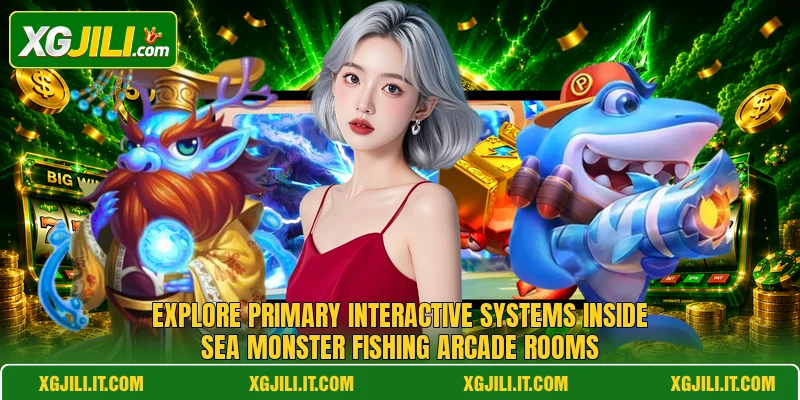 Explore primary interactive systems inside sea monster fishing arcade rooms Explore primary interactive systems inside sea monster fishing arcade rooms