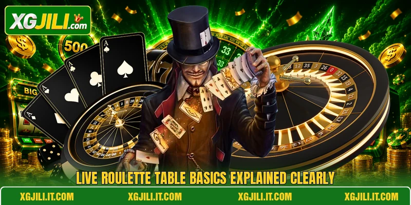 Live roulette table basics explained clearly