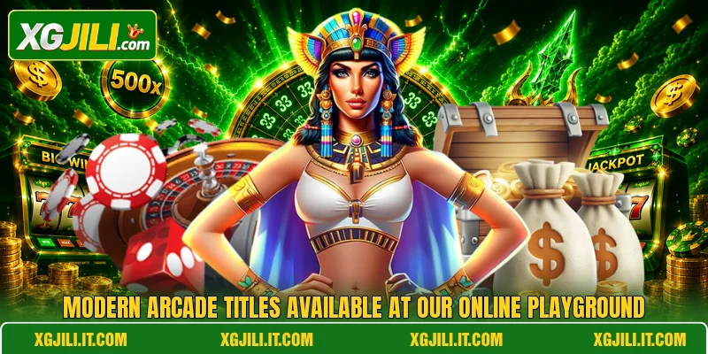 Modern Arcade titles available at our online playground