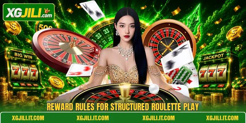 Reward rules for structured roulette play