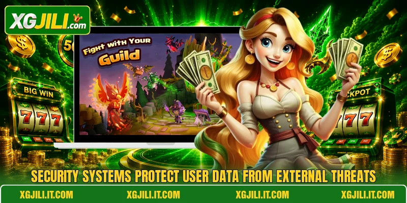 Security systems protect user data from external threats