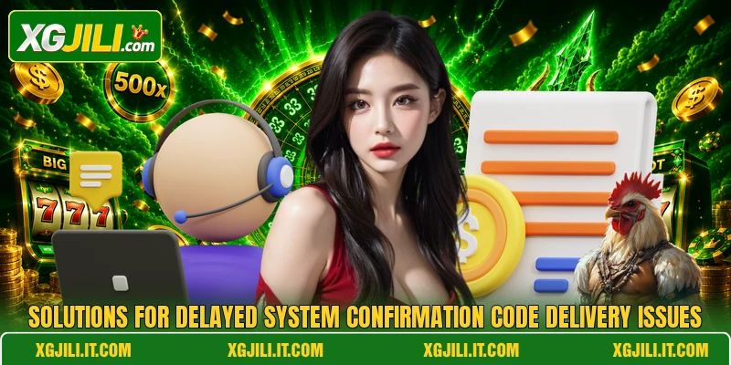Solutions for delayed system confirmation code delivery issues Solutions for delayed system confirmation code delivery issues