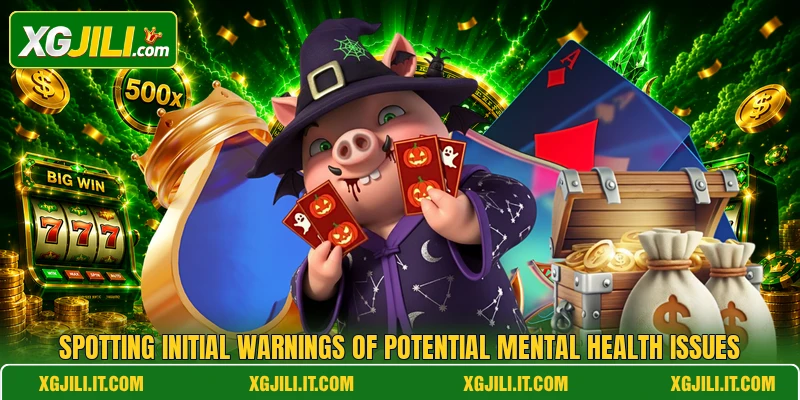 Spotting initial warnings of potential mental health issues