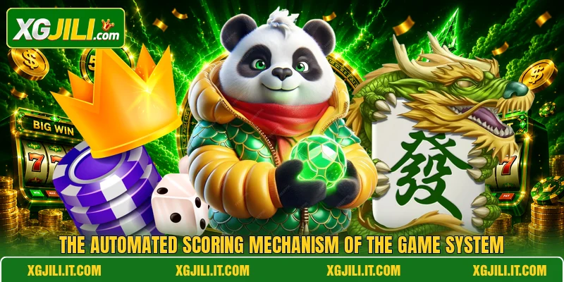 The automated scoring mechanism of the game system The automated scoring mechanism of the game system